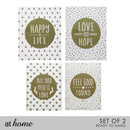 Set of 2 Xian Quotes Canvas Wall Art