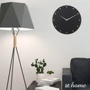 Deluxe Travis Metal Wall Clock 11.8“ Inches