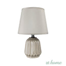 Zion Ceramic Table Lamp w/ Linen Shade