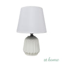 Zion Ceramic Table Lamp w/ Linen Shade