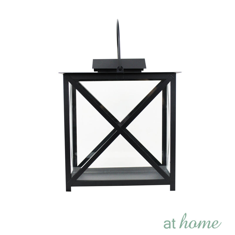 Deluxe Willow Metal Lantern Candle Holder