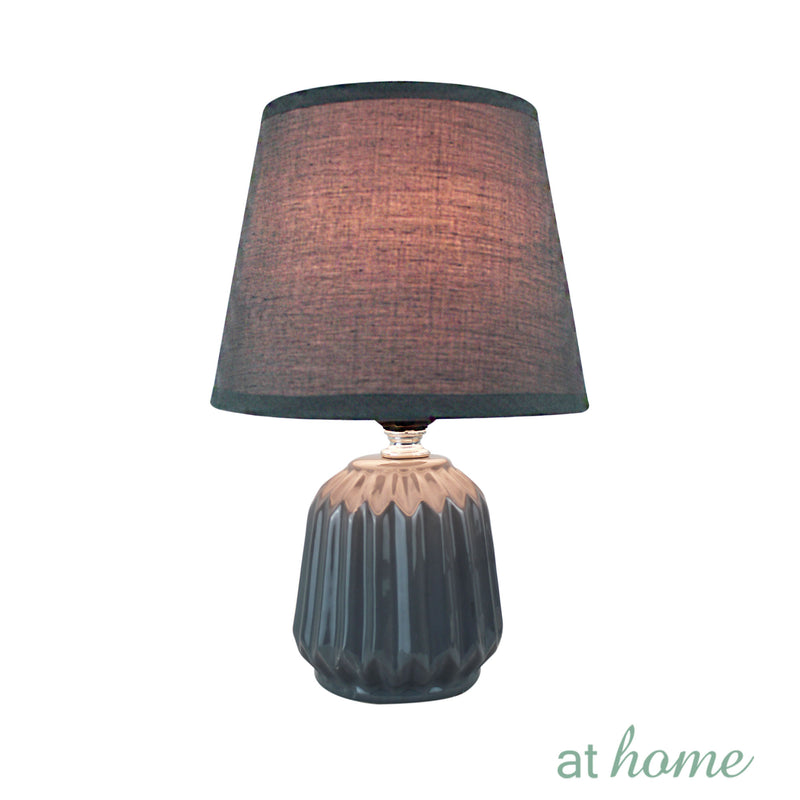 Zion Ceramic Table Lamp w/ Linen Shade