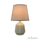 Zion Ceramic Table Lamp w/ Linen Shade
