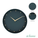 Deluxe Travis Metal Wall Clock 11.8“ Inches