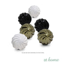 Ceramic Sphere Swirl Pattern Decor Ball