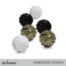 Ceramic Sphere Swirl Pattern Decor Ball