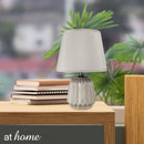Zion Ceramic Table Lamp w/ Linen Shade