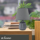 Zion Ceramic Table Lamp w/ Linen Shade