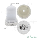 Grendha Ultrasonic Ceramic Diffuser Aromatherapy, Humidifier with Timer - Sunstreet