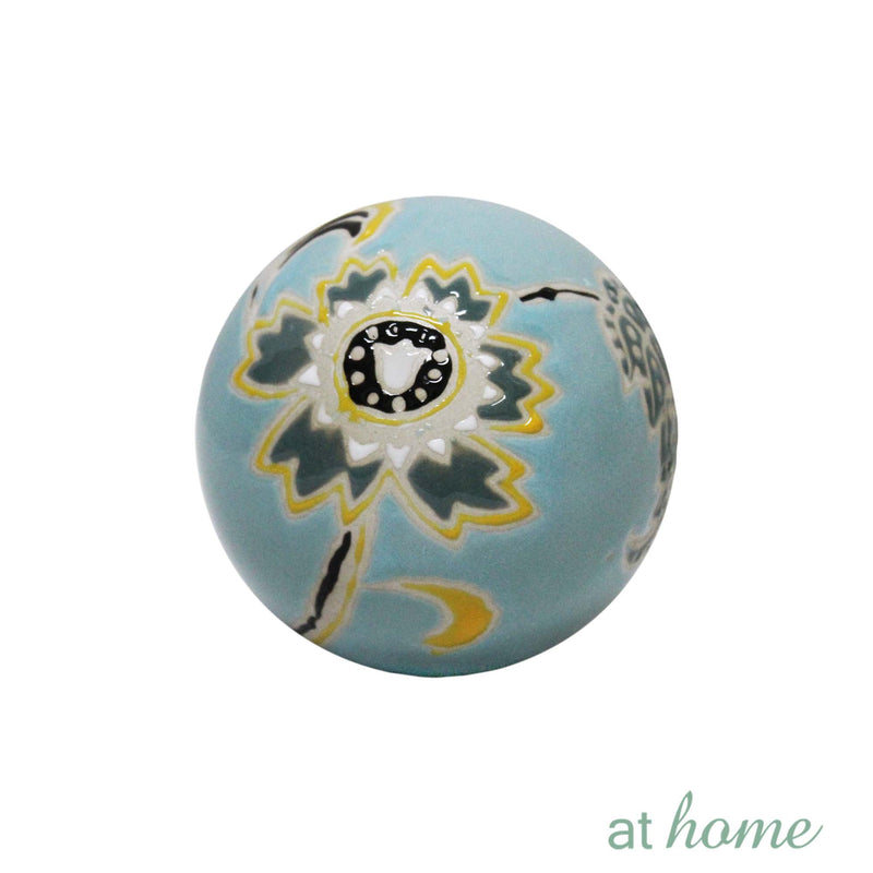 [SALE] Ceramic Sphere Tropical Design Decor Ball
