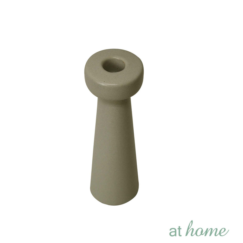 Deluxe Lia Tall Ceramic Taper Candle Holder