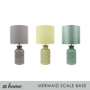 Zye Pastel Ceramic Table Lamp Linen Shade