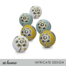 [SALE] Ceramic Sphere Tropical Design Decor Ball