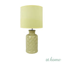 Zye Pastel Ceramic Table Lamp Linen Shade