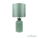 Zye Pastel Ceramic Table Lamp Linen Shade