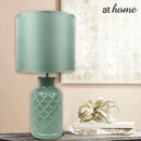 Zye Pastel Ceramic Table Lamp Linen Shade