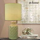 Zye Pastel Ceramic Table Lamp Linen Shade