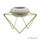 Deluxe Quinly Candle Holder With Metal Stand