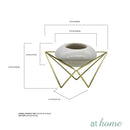 Deluxe Quinly Candle Holder With Metal Stand