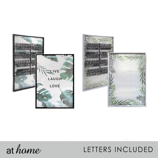 Tropical Letter Board with Letters & Numbers