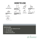 Essential Oil Ultrasonic Diffuser Aromatherapy Humidifier - Sunstreet