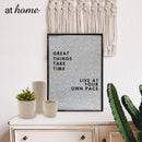 Abstract Letter Board with Letters & Numbers - Sunstreet