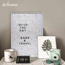 Abstract Letter Board with Letters & Numbers - Sunstreet