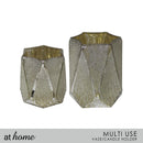 Deluxe Dani Textured Glass Candle Holder