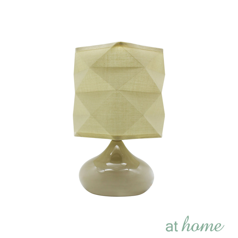 Lois 10 Inches Ceramic Table Lamp w/ Linen Shade