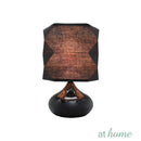 Lois 10 Inches Ceramic Table Lamp w/ Linen Shade