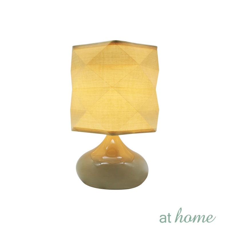 Lois 10 Inches Ceramic Table Lamp w/ Linen Shade