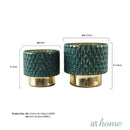 Deluxe Dortha Glass Candle Holder