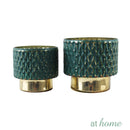 Deluxe Dortha Glass Candle Holder