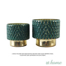 Deluxe Dortha Glass Candle Holder