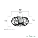 Deluxe Sana Set of 2 Metal Tealight Candle Holder w/ Glass