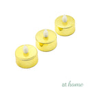 Set of 3 Flickering Flameless LED Tealight Candle - Sunstreet