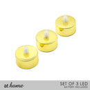 LED Tealight Candle Set of 3 — Essential
