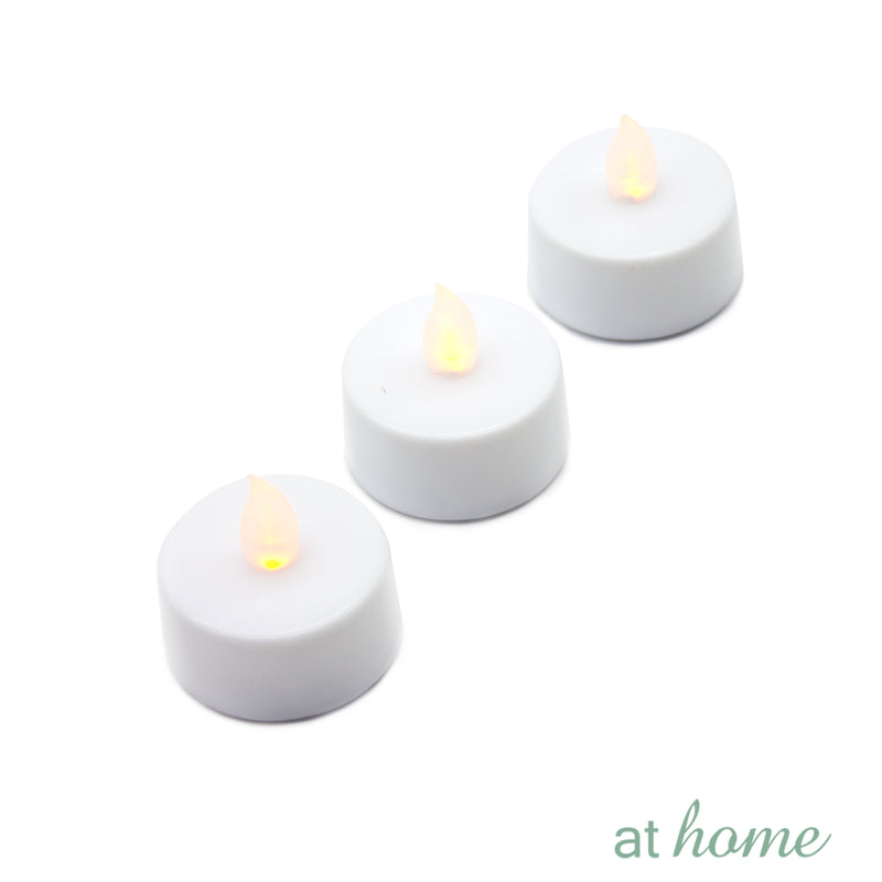 Set of 3 Flickering Flameless LED Tealight Candle - Sunstreet