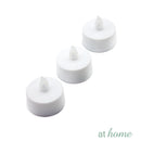 Set of 3 Flickering Flameless LED Tealight Candle - Sunstreet