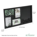 Summer Collage Family Frame - 4 photos w/ Memo Board