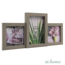 Autumn Collage Family Frame 3 Picture Slots