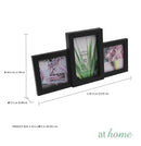 Autumn Collage Family Frame 3 Picture Slots