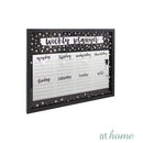Framed White Board Planner + Marker & Magnets - Sunstreet
