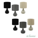 Zoella Ceramic Table Lamp w/ Linen Shade