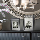 Deluxe Floating Picture Frame w/ Steel Border