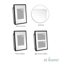 Deluxe Floating Picture Frame w/ Steel Border