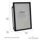 Deluxe Floating Picture Frame w/ Steel Border