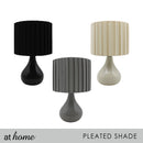 Zoella Ceramic Table Lamp w/ Linen Shade