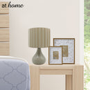 Zoella Ceramic Table Lamp w/ Linen Shade