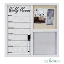 [SALE] Framed Weekly Planner & Letter Board w/ Marker, 3 Magnets, Letters